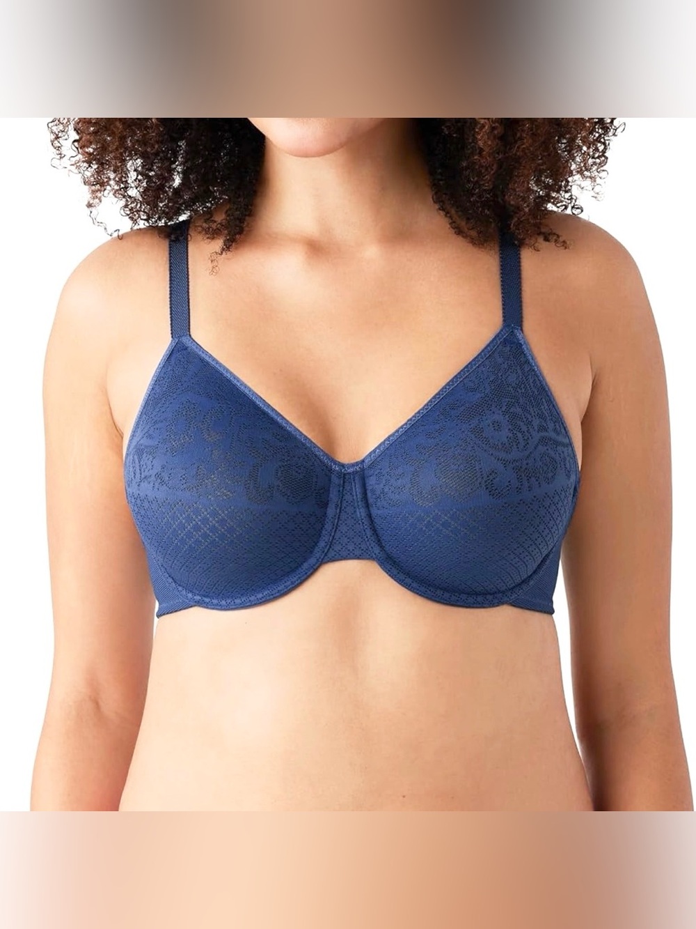 Wacoal Visual Effects Minimizer Bra 38G Bellwether Blue | Instant 1" Reduction